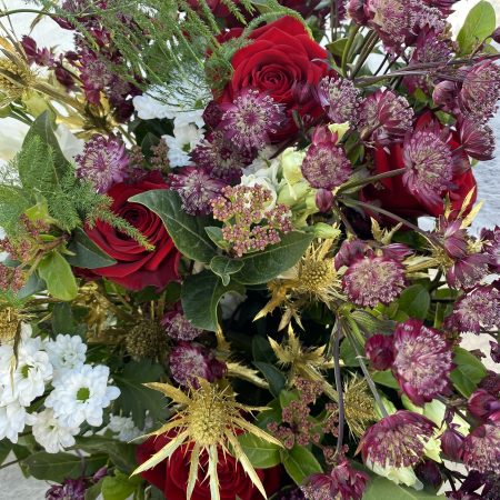 votre artisan fleuriste vous propose le bouquet : Bouquet de Noël de Pierre Louis Dupy