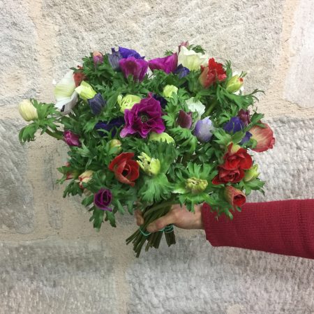 votre artisan fleuriste vous propose le bouquet : Anémones