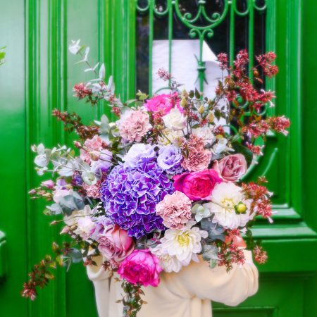 Bouquet Romance, par Tiffany Levain, fleuriste à Paris