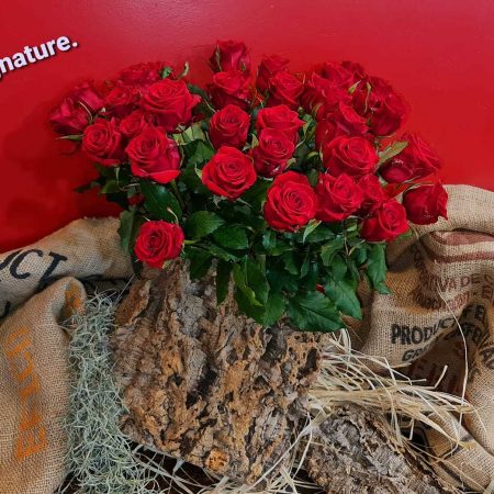 votre artisan fleuriste vous propose le bouquet : Roses de La Signature Flowers