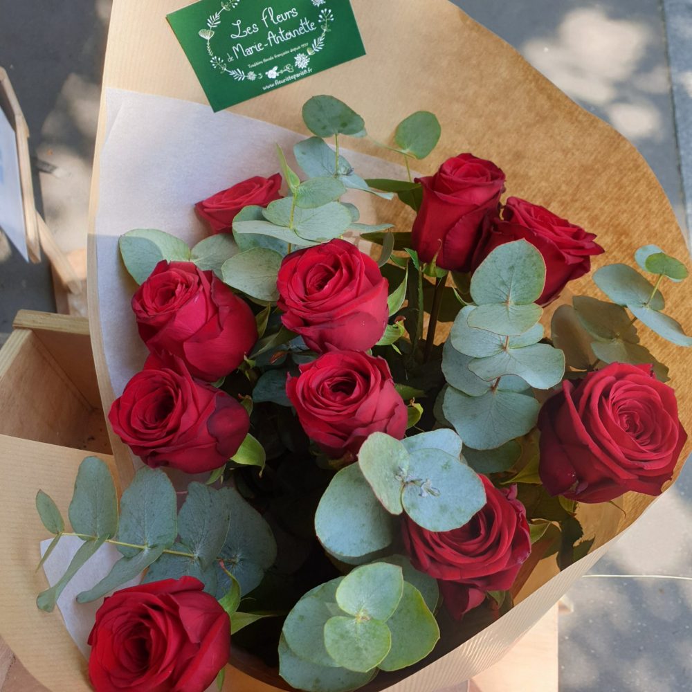 Roses Equateur 70 cm de Les Fleurs De Marie Antoinette
