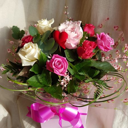 Bouquet Amour, par A l'Aube des fleurs, fleuriste à Troyes