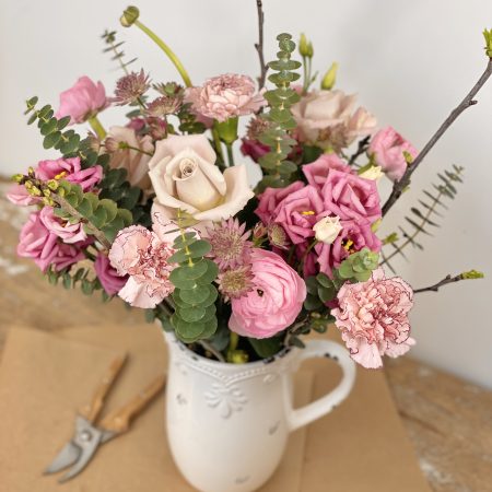 votre artisan fleuriste vous propose le bouquet : Bouquet Girly