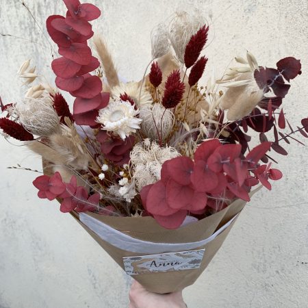 votre artisan fleuriste vous propose le bouquet : Bouquet de fleurs séchées