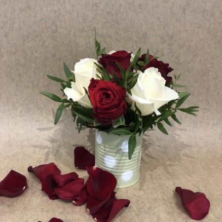 votre artisan fleuriste vous propose le bouquet : Timbale de rose