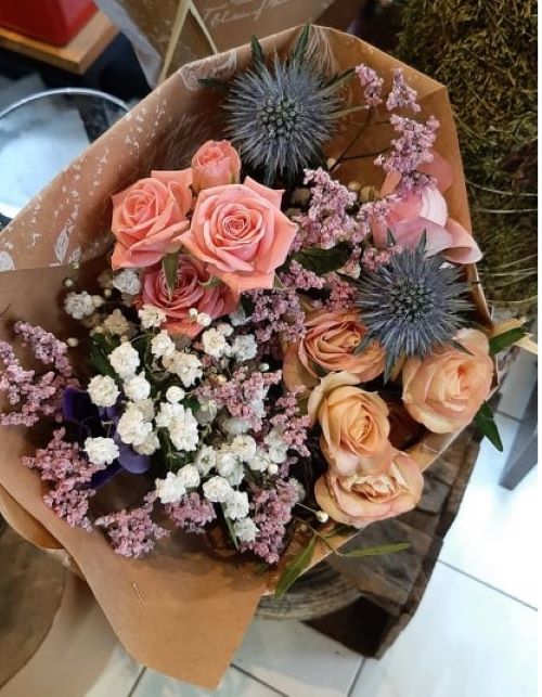 Bouquet du fleuriste, par Lilas Rose Artisan Fleuriste, fleuriste à Verzy