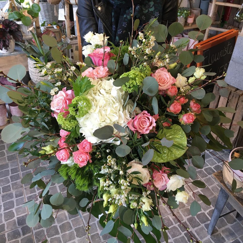 Bouquet du fleuriste pastel, par Rêve d'orchidée, fleuriste à Quimper