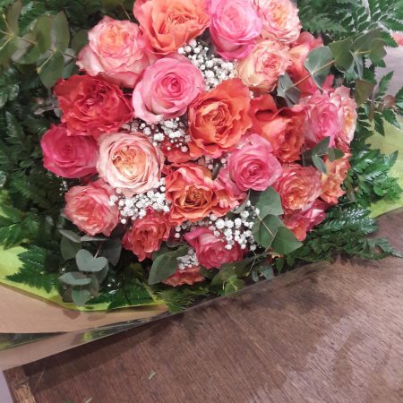 votre artisan fleuriste vous propose le bouquet : Roses de Decoflor