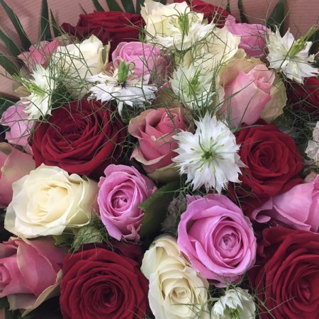 votre artisan fleuriste vous propose le bouquet : Bouquet de Roses de Echoppe Végétale