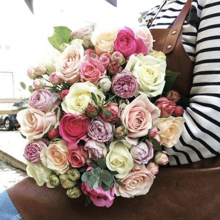 votre artisan fleuriste vous propose le bouquet : Roses de Maison Marguerite