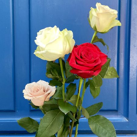 Bouquet de "ROSES" à l'unité, par Amour de fleurs Bordeaux, fleuriste à Bordeaux