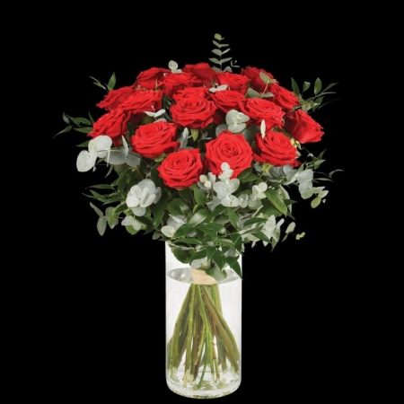 votre artisan fleuriste vous propose le bouquet : Bouquet de roses rouge