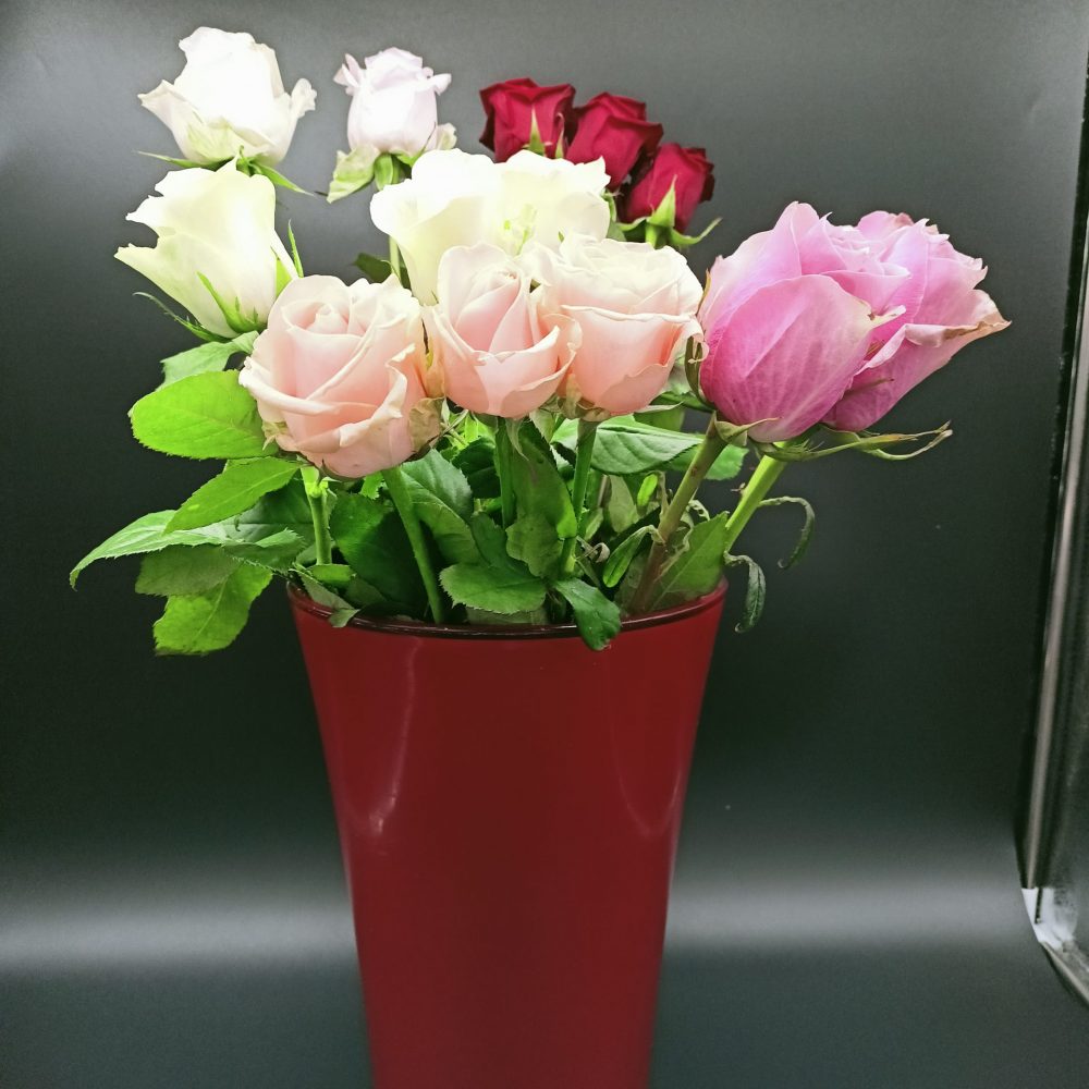 Rose couleurs au choix 50 ou 60 CM, par Fleurs des îles, fleuriste à Grigny