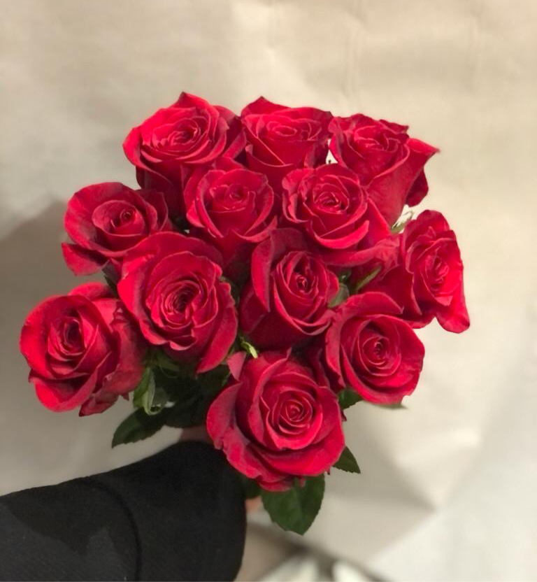 Rose Rouge à l’Unité - 60 cm, par La Rose d'Ispahan, fleuriste à Paris