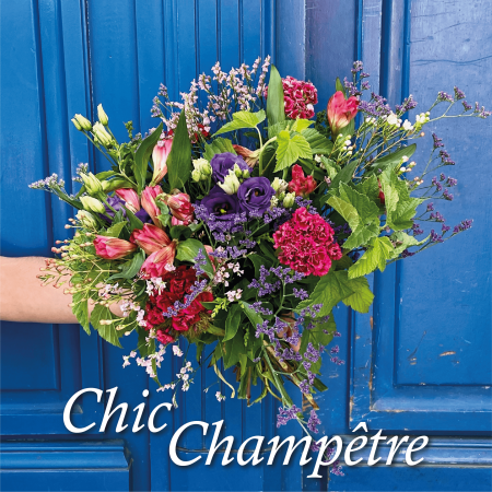 Bouquet "CHIC CHAMPETRE", par Amour de fleurs Bordeaux, fleuriste à Bordeaux