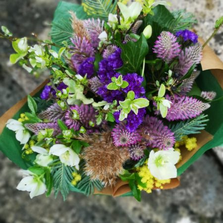 Bouquet acidulé, par Claudie, fleuriste à Beautiran