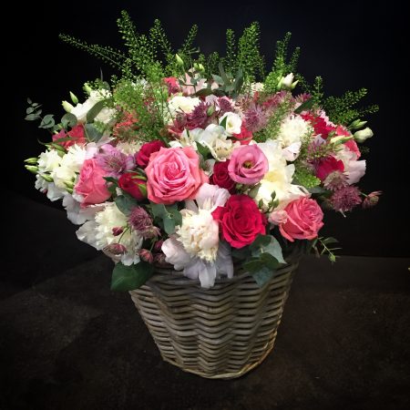 votre artisan fleuriste vous propose le bouquet : BRASSE DE FLEURS COLOREES