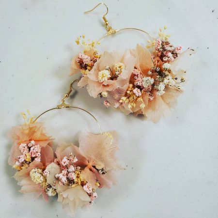 votre artisan fleuriste vous propose le bouquet : Boucles d'oreilles fleuris