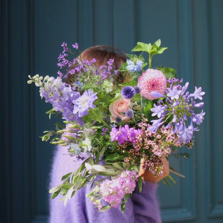 votre artisan fleuriste vous propose le bouquet : VIOLETTE