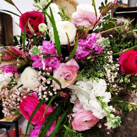 votre artisan fleuriste vous propose le bouquet : La vie en rose