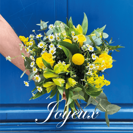 Bouquet "JOYEUX", par Amour de fleurs Bordeaux, fleuriste à Bordeaux