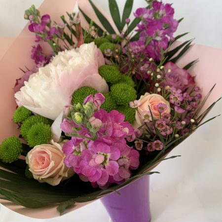 votre artisan fleuriste vous propose le bouquet : Bouquet rond élégant