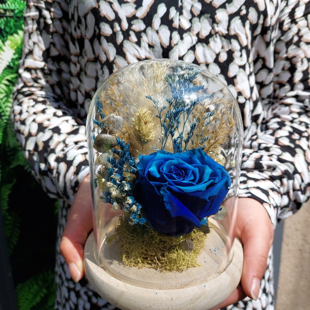 Nos cloches stabilisées et séchées, par Instant végétal, fleuriste à Saint-Malo