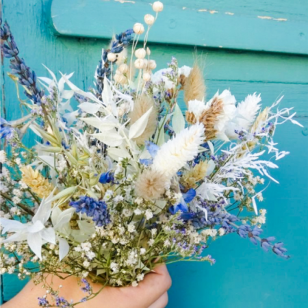 votre artisan fleuriste vous propose le bouquet : Mini bouquet de fleurs séchées
