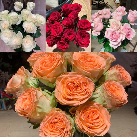 votre artisan fleuriste vous propose le bouquet : Roses - Le Cocon Végétal