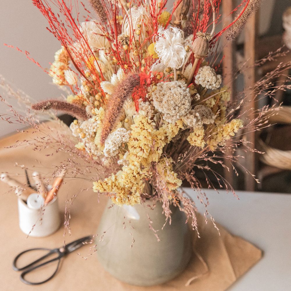 Bouquet de Fleurs Séchées, par La Fabrique Végétale, fleuriste à Wissous