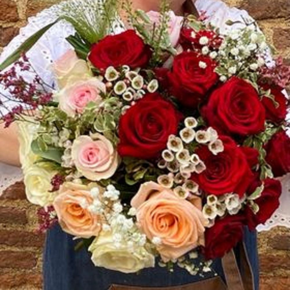 Bouquet de Roses, par L'Écume des Roses, fleuriste à Albi