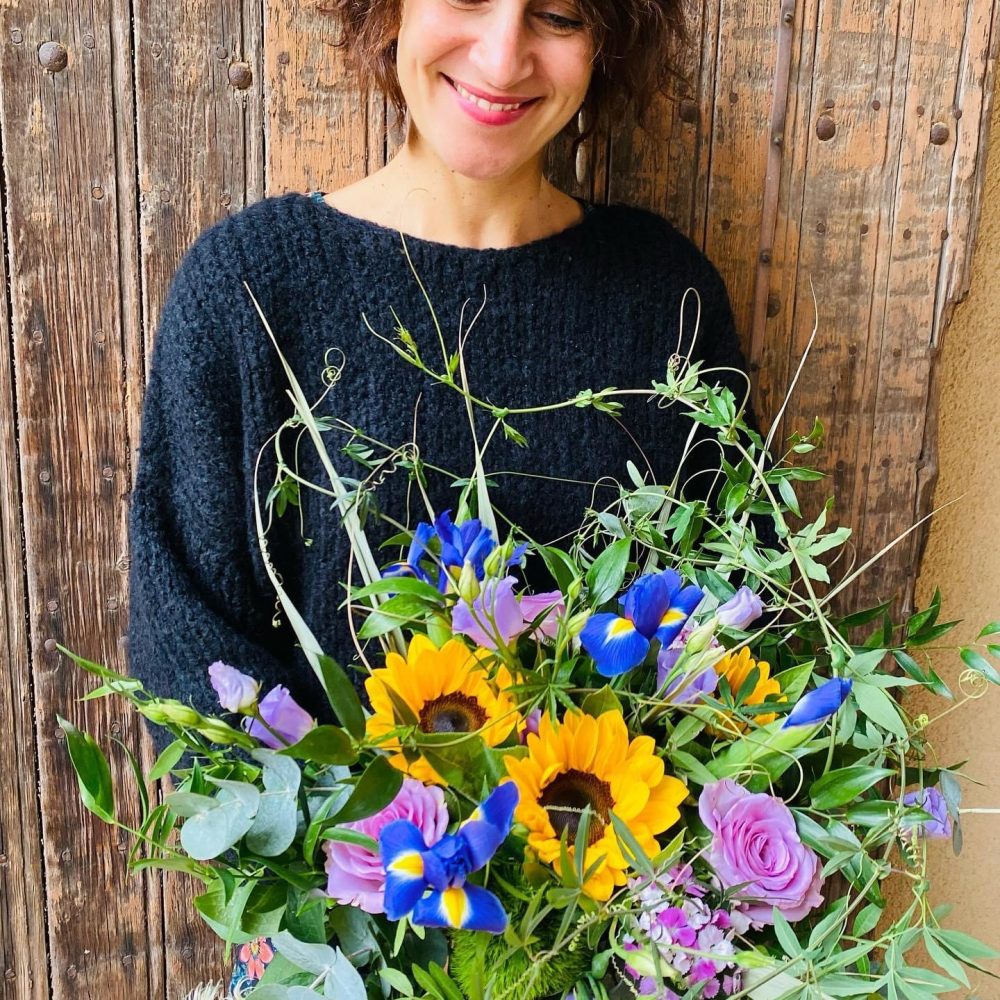 Bouquet Remerciements, par L'Herbe Folle, fleuriste à Saint-Martin-en-Haut