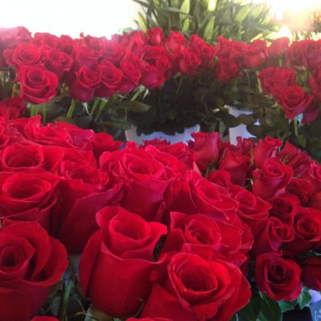 Bouquet rouge, par La fleuriste, fleuriste à Bordeaux