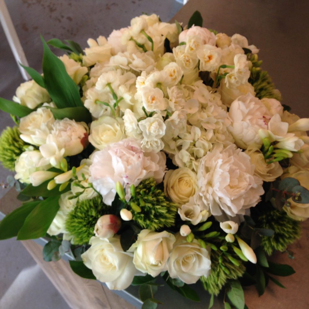 Bouquet Blanc, par La fleuriste, fleuriste à Bordeaux
