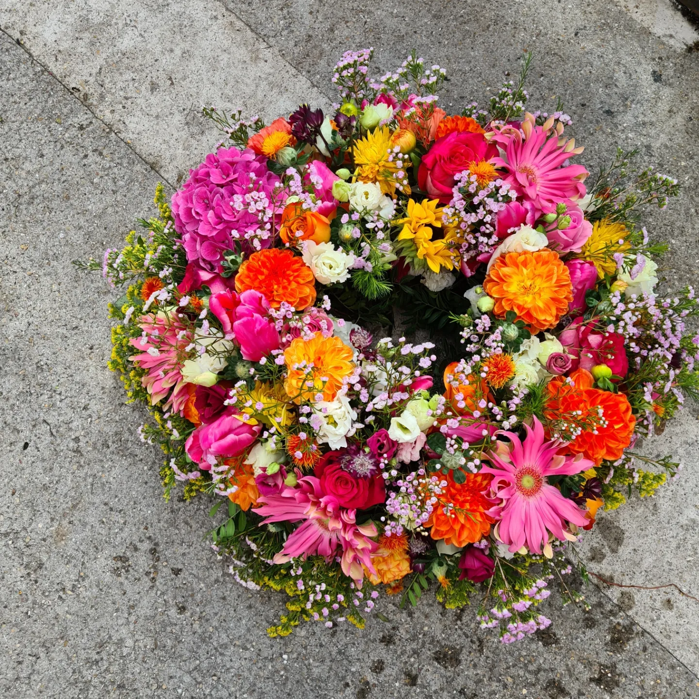 couronne Deuil, par Acanthe, fleuriste à Le Raincy