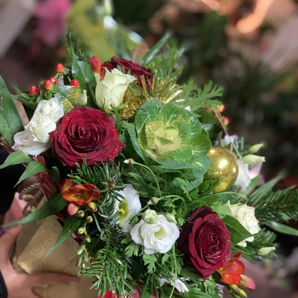 Bouquet romance, par Au Dipladenia, fleuriste à Lille