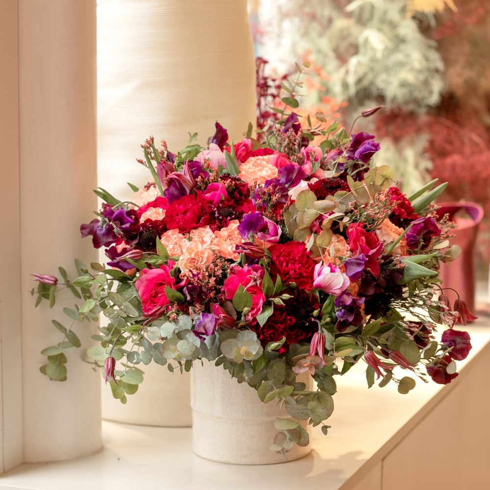 Bouquet Saint-Valentin, par L'atelier champêtre, fleuriste à Bouloire
