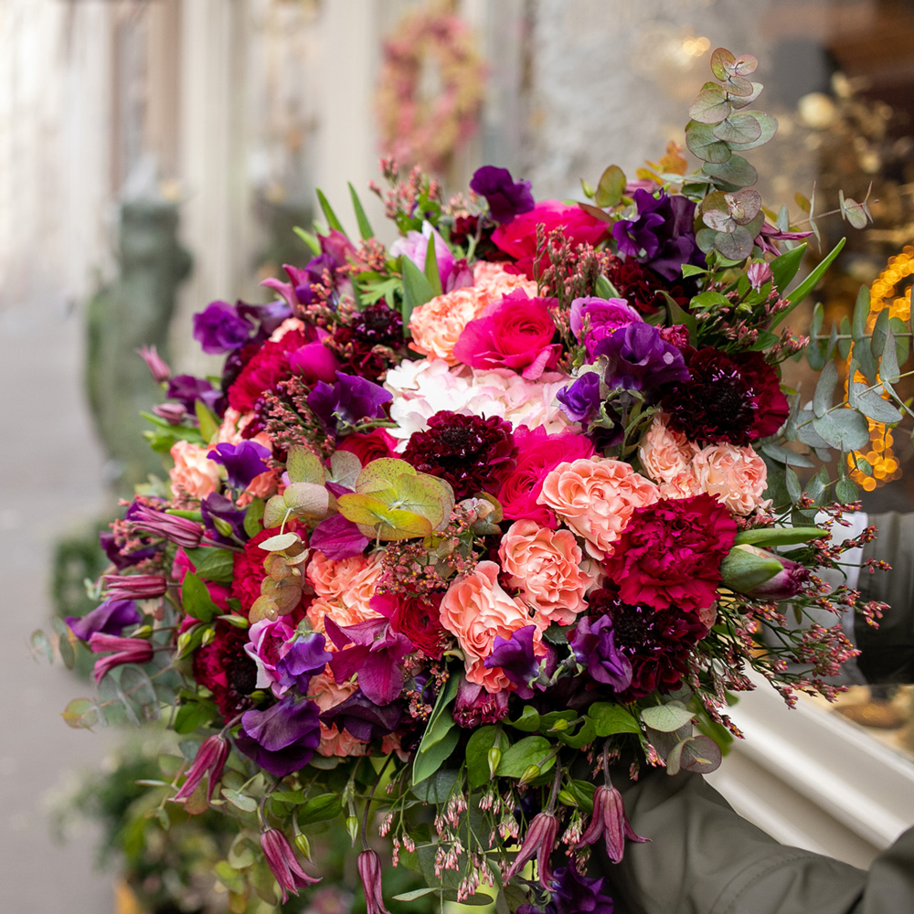 Bouquet Saint-Valentin, par Tropix Hautepierre, fleuriste à Strasbourg