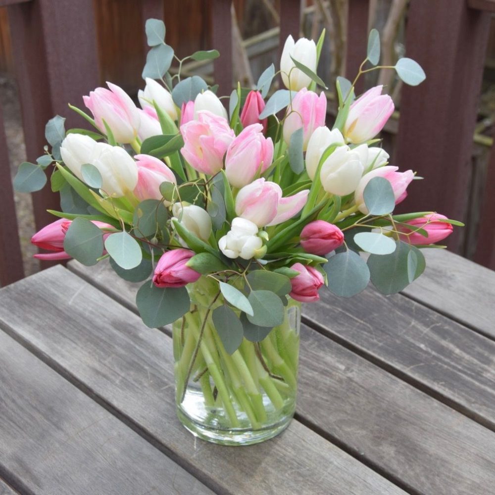 Bouquet de Tulipes, par Claudie, fleuriste à Beautiran