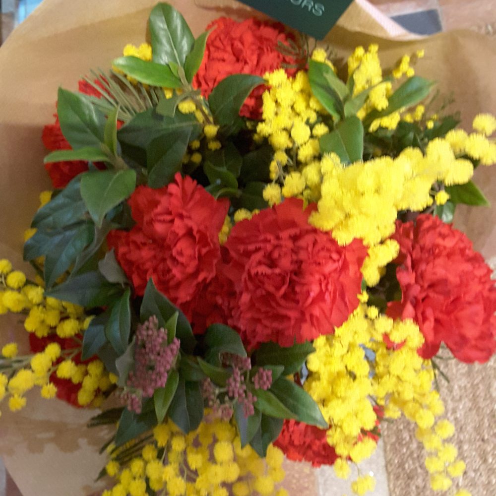 Bouquet Saint-Valentin, par Atelier Marine Fleurs, fleuriste à Étoile-sur-Rhône