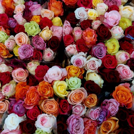Bouquet carnaval, par La Rose de Cascia, fleuriste à Vendeville