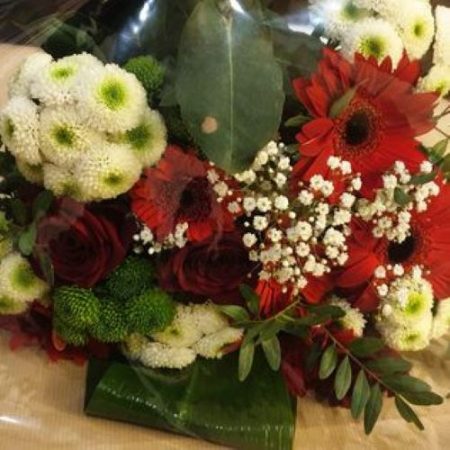 Bouquet de fleurs Baccara, par Fleurs Baccara, fleuriste à Dour