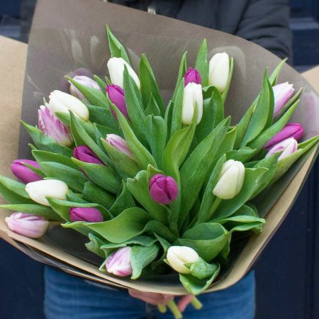 Brassée de tulipes, par Florea, fleuriste à Limoges