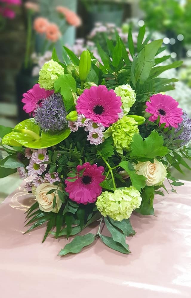 Bouquet de saison, par Fleurs Baccara, fleuriste à Dour