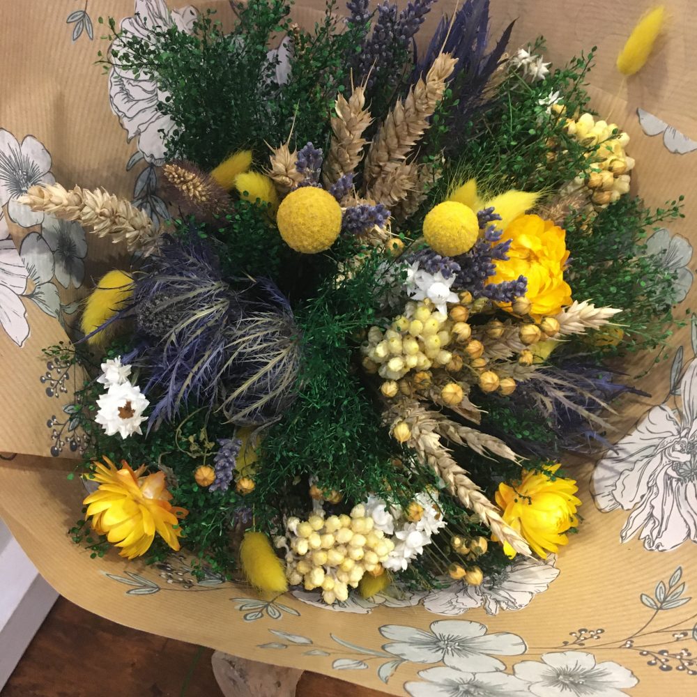 Bouquet de Fleurs Séchées, par A L'Epi Fleuri, fleuriste à Montereau-Fault-Yonne