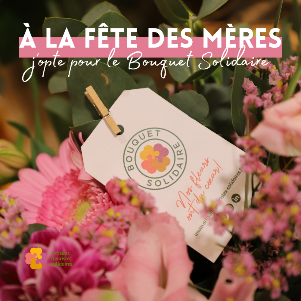 Le bouquet + vase, par A'rt Végétal, fleuriste à Toulouse