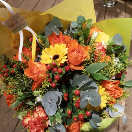 Bouquet d'Automne, par Au Pouvoir Des Fleurs, fleuriste à Saint-Martin-des-Champs