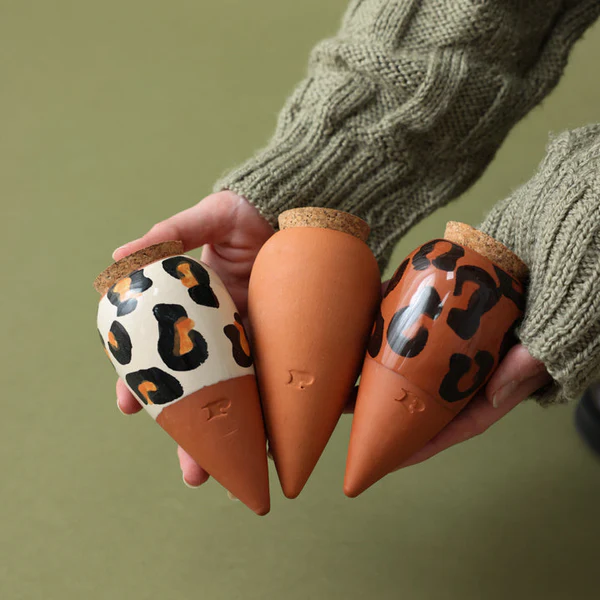 TRIO MINI OLLAS LEOPARDS, par O'kiosque Lyon, fleuriste à Lyon