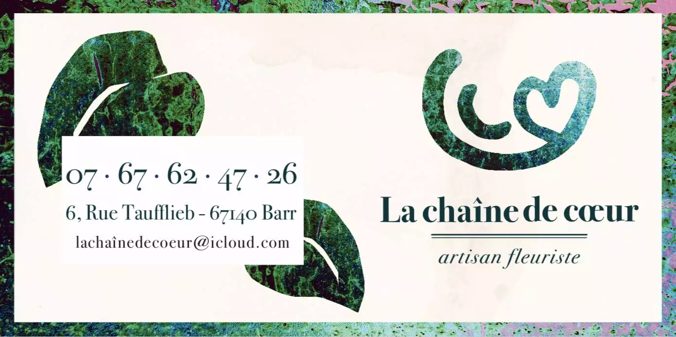 Livraison de fleurs Barr et proximité, par La chaine de cœur, artisan fleuriste