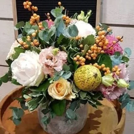 Bouquet noemie, par Art Végétal, fleuriste à Corbas